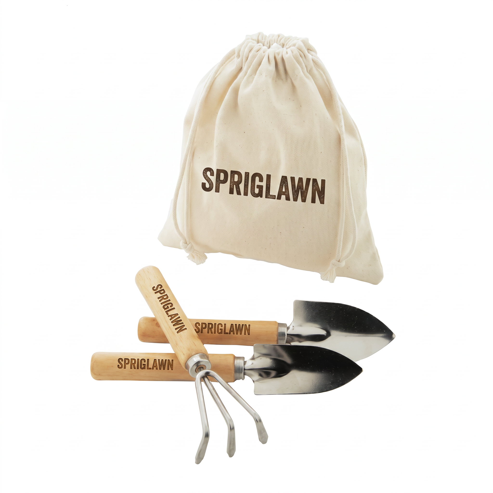 SPRIGLAWN 3-Piece Garden Hand Tool Set